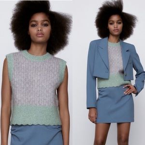 Zara Pastel Vest